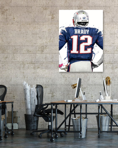 Tom Brady Patriots Jersey - @ArtStyle