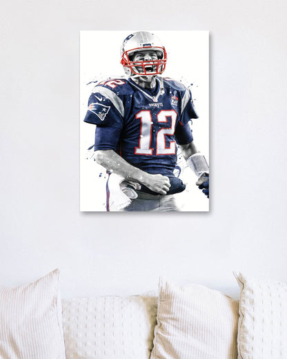 Tom Brady New England - @ArtStyle