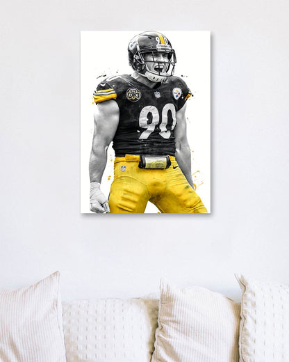 T J Watt Pittsburgh - @ArtStyle