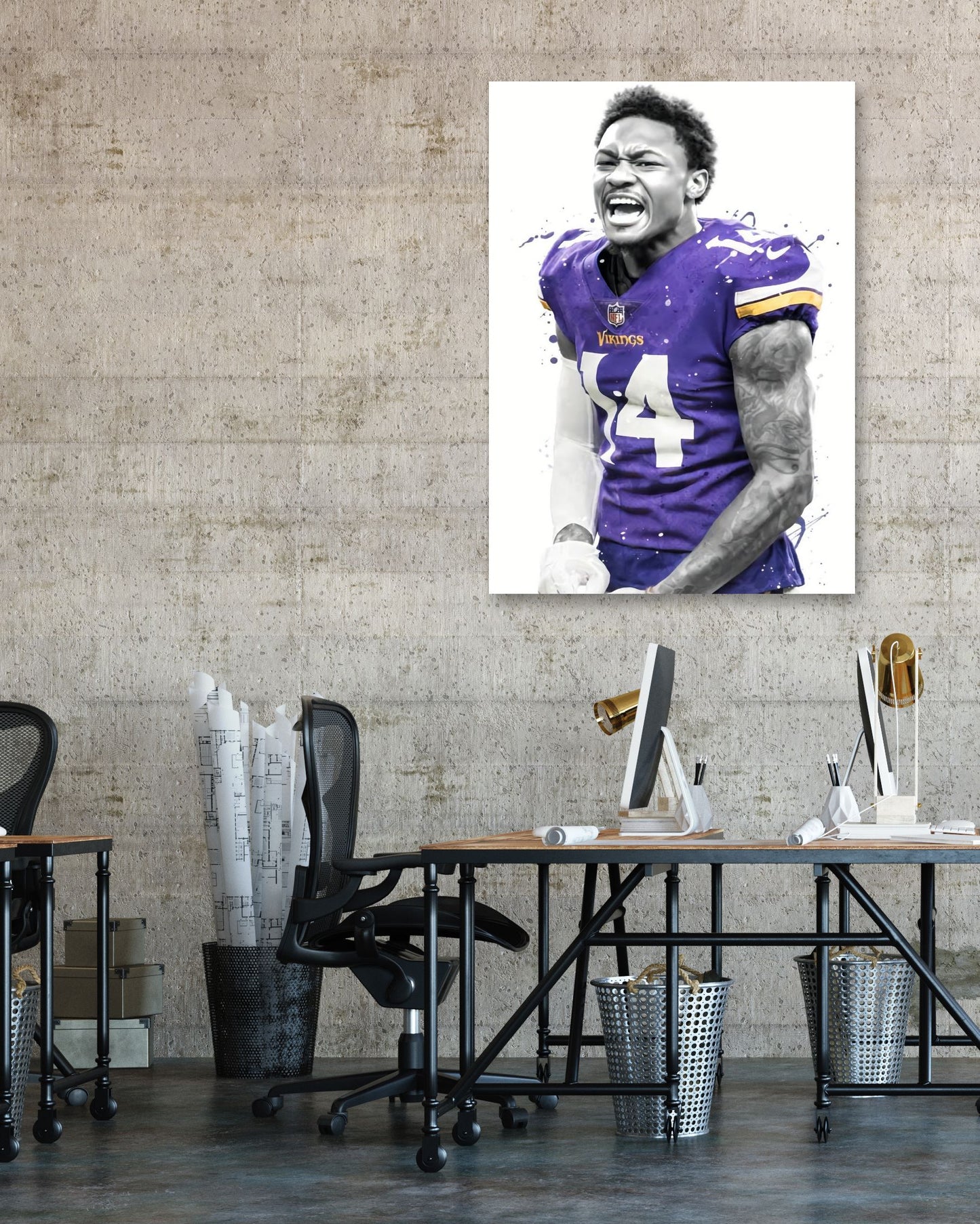 Stefon Diggs Minnesota - @ArtStyle