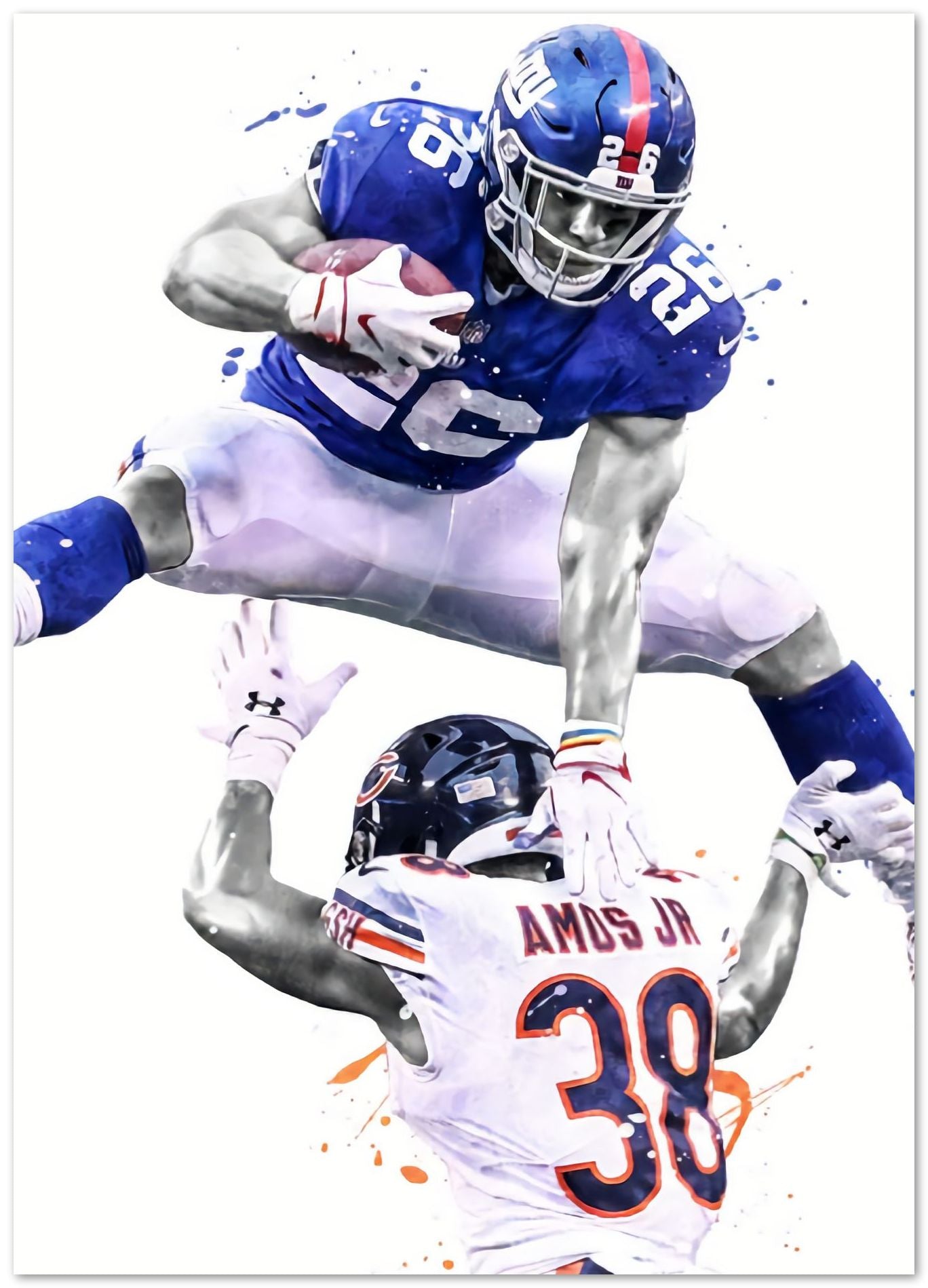 Saquon Barkley Hurdle - @ArtStyle