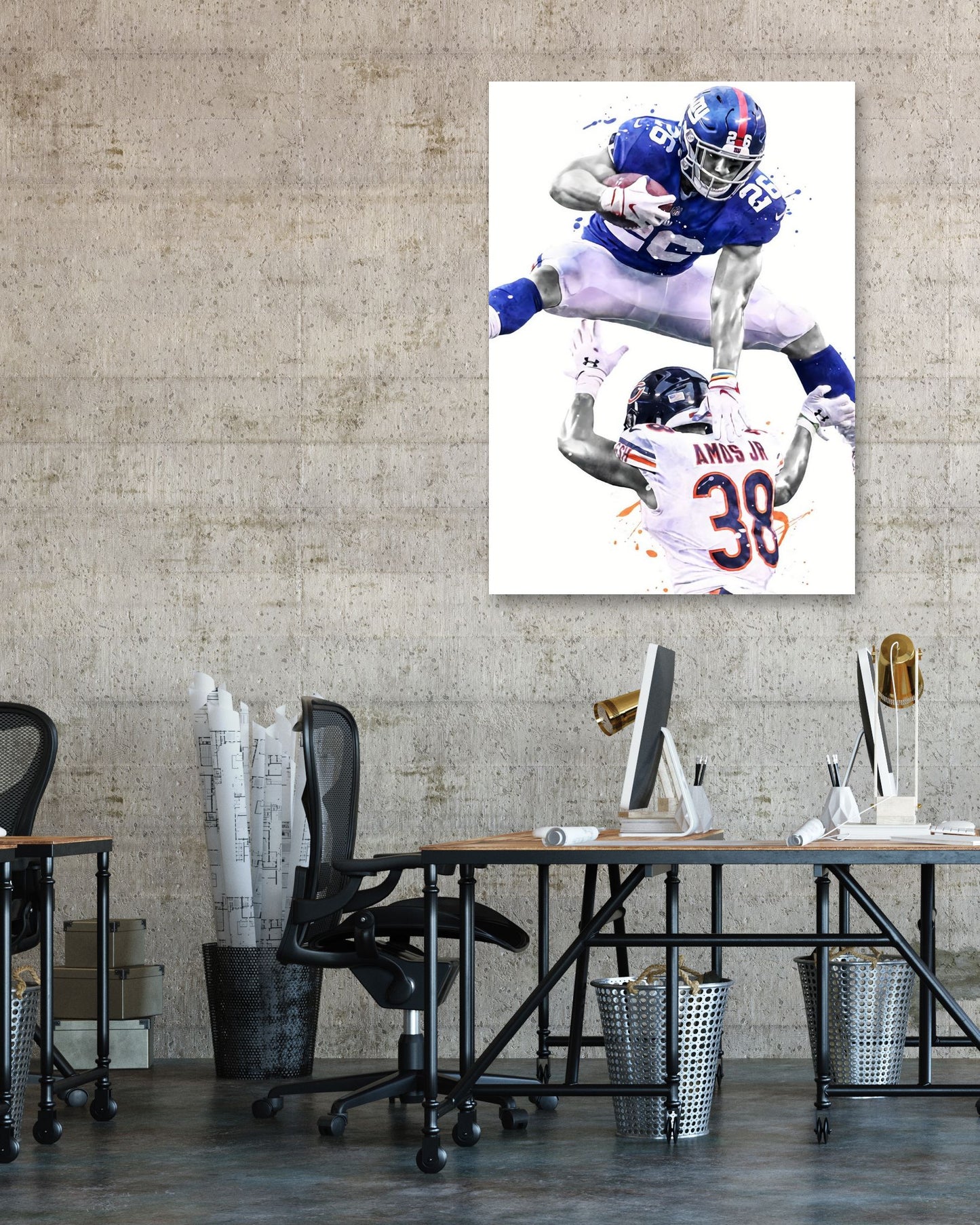 Saquon Barkley Hurdle - @ArtStyle