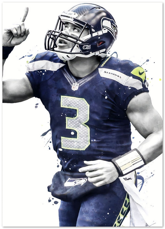 Russell Wilson Seattle - @ArtStyle