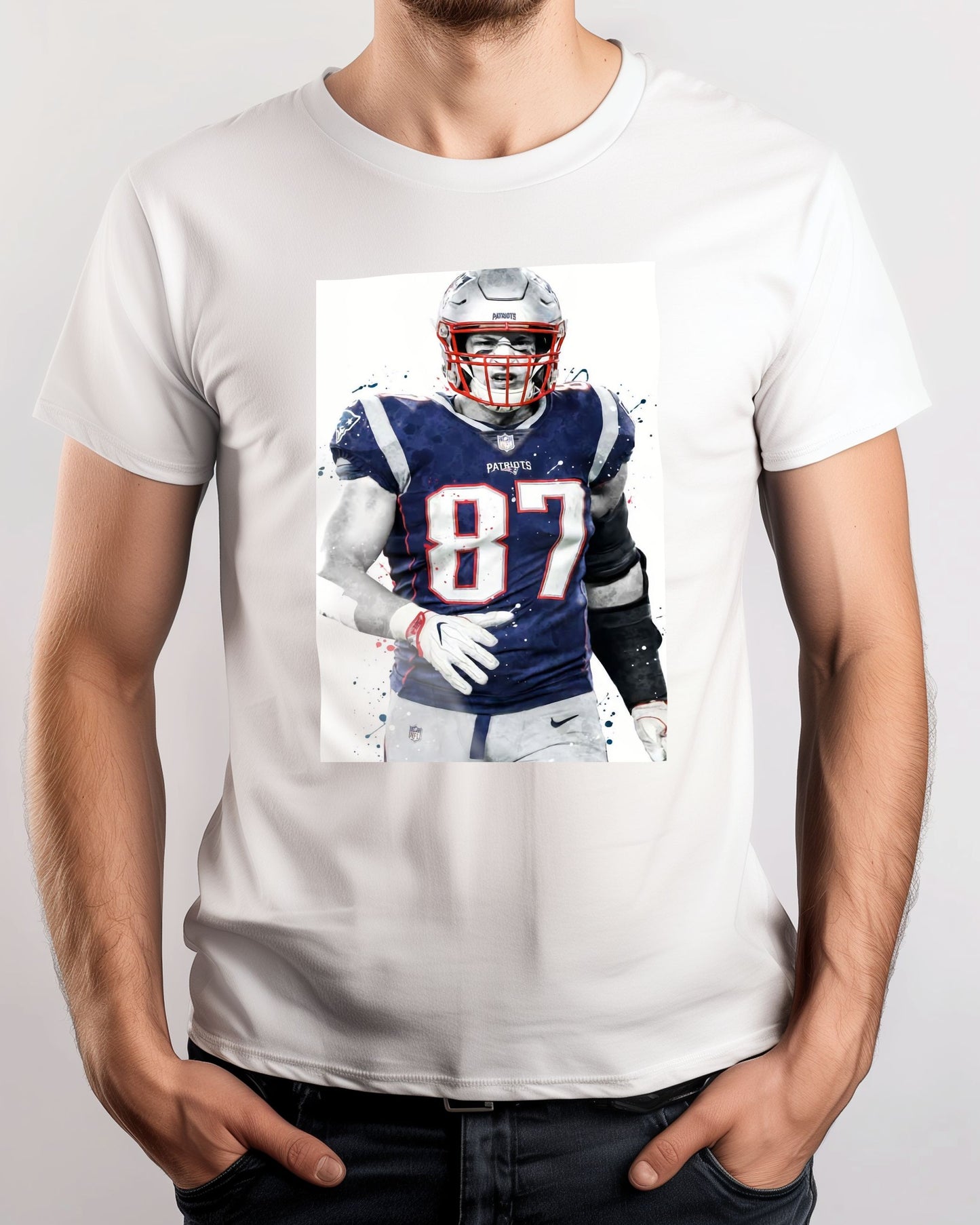 Rob Gronkowski New England - @ArtStyle