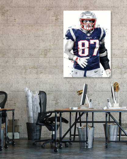 Rob Gronkowski New England - @ArtStyle