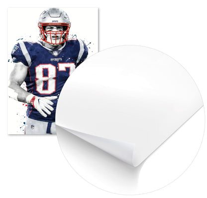 Rob Gronkowski New England - @ArtStyle