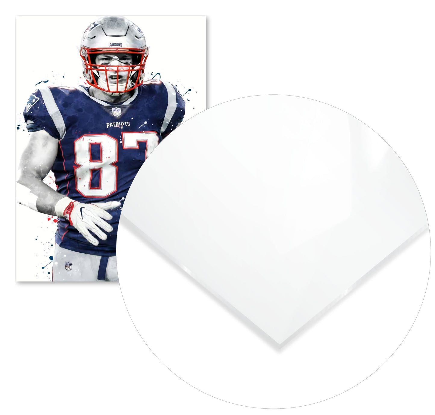 Rob Gronkowski New England - @ArtStyle