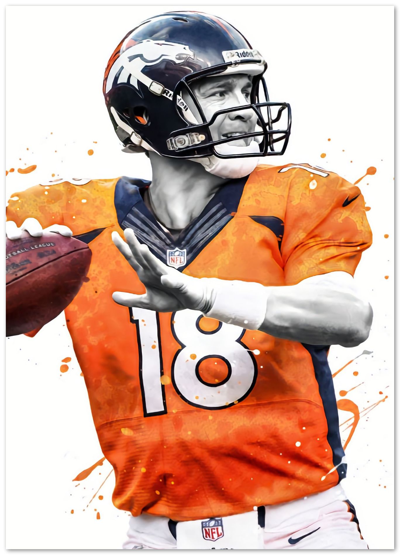 Peyton Manning Denver - @ArtStyle