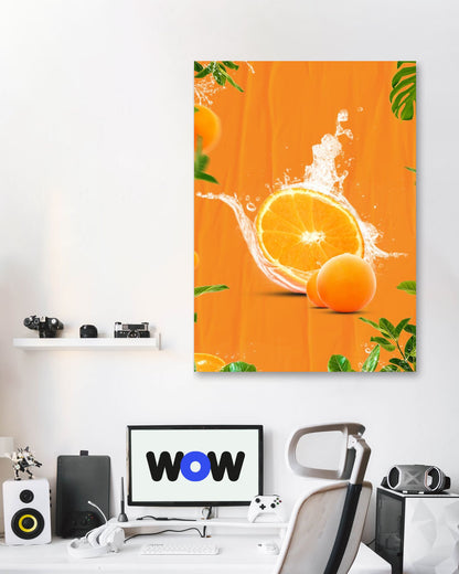 Orange Fresh Art - @ColorizeStudio