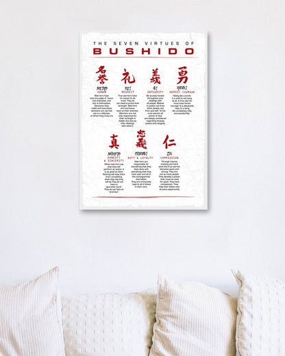 seven virtue of bushido - @Artnesia