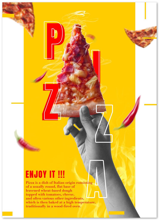 Pizza Hot Kitchen - @ColorizeStudio