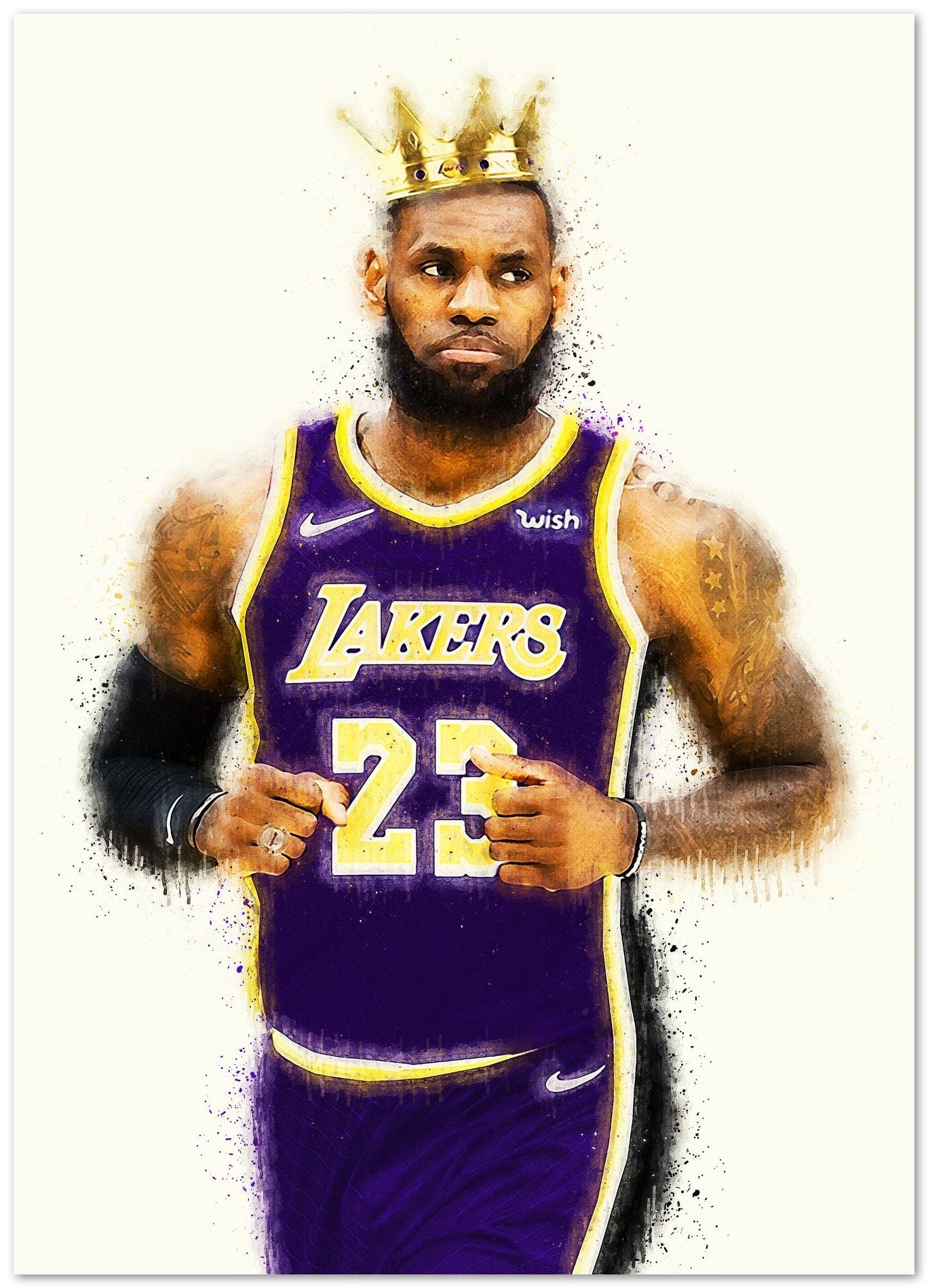 Lebron James Painting - @ArtStyle