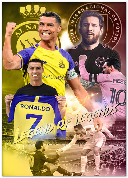 Messi Inter Miami vs Ronaldo Al Nassr - @ArtStyle