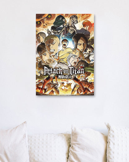 Attack on Titan Manga - @ArtStyle