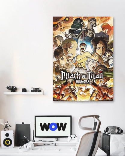 Attack on Titan Manga - @ArtStyle