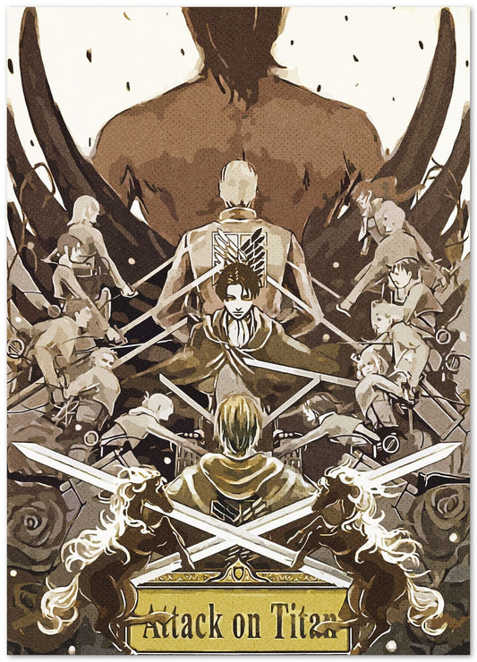 Attack on Titan Japanese - @ArtStyle