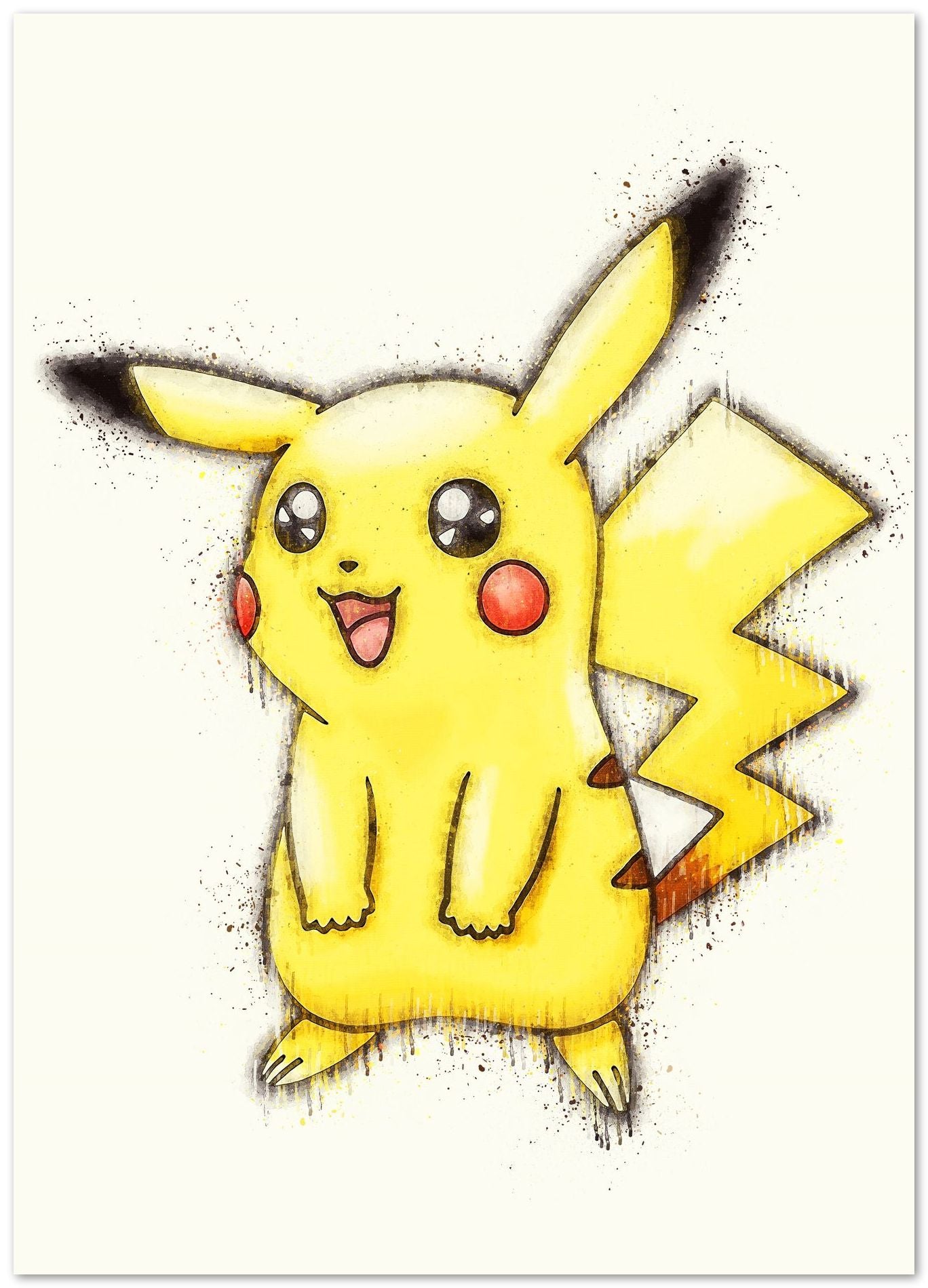 Pokemon Pikachu Portrait - @ArtStyle