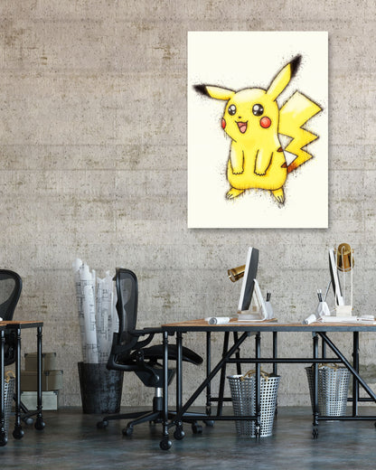 Pokemon Pikachu Portrait - @ArtStyle