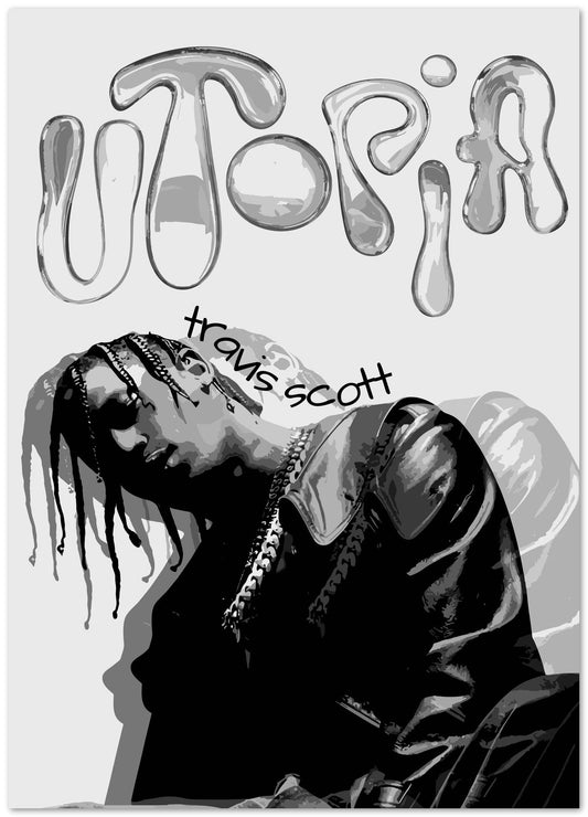 Travis Scott Black and White - @Hollycube