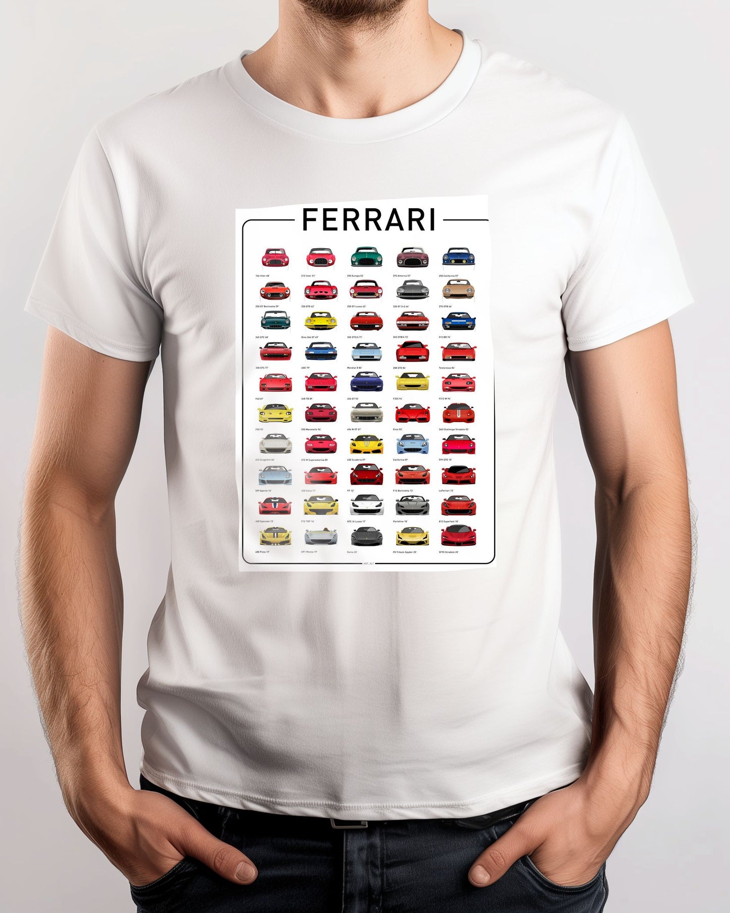 Ferrari - @4WheelsIllustrations