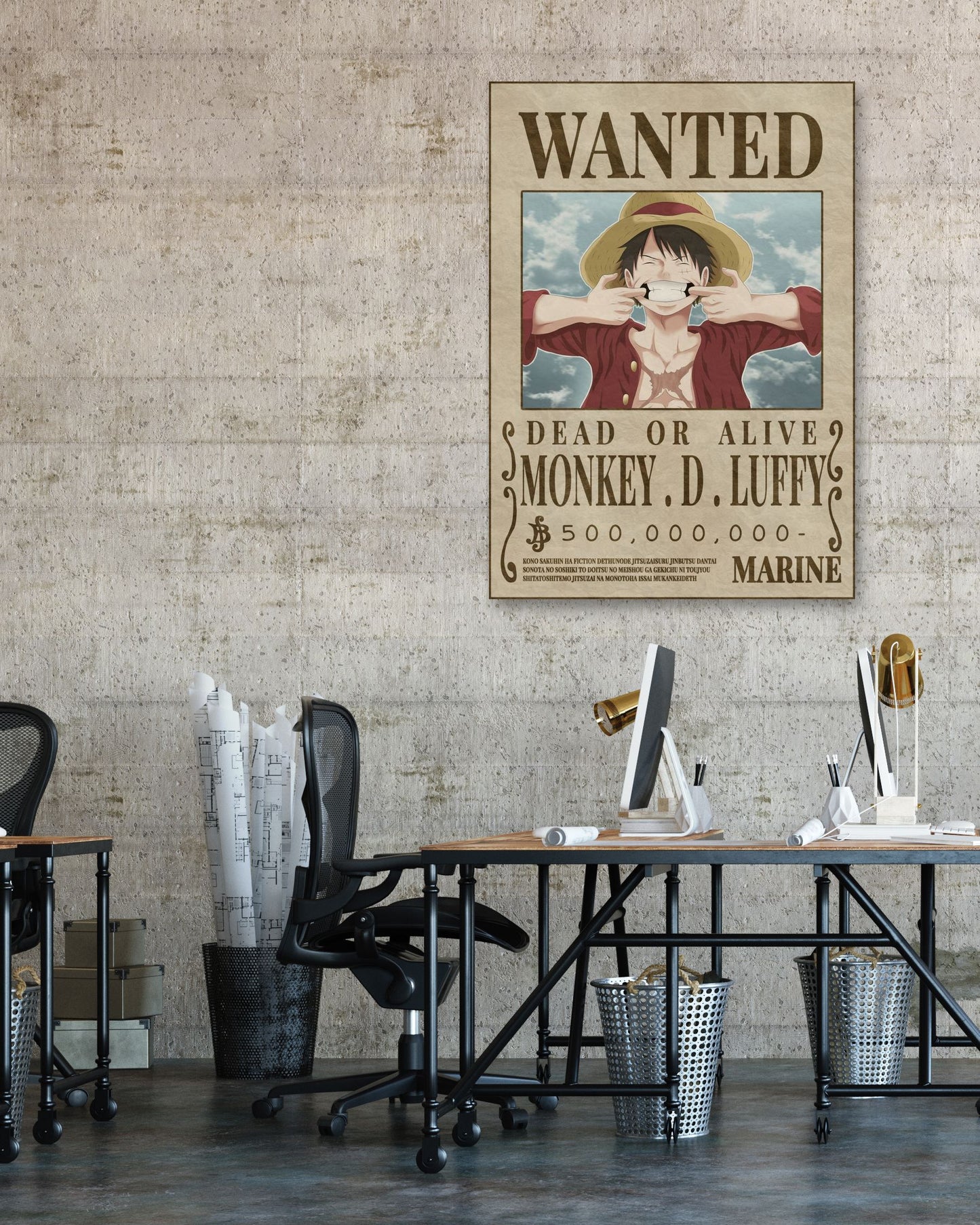 De Luffy Wanted Poster - @CupSturt