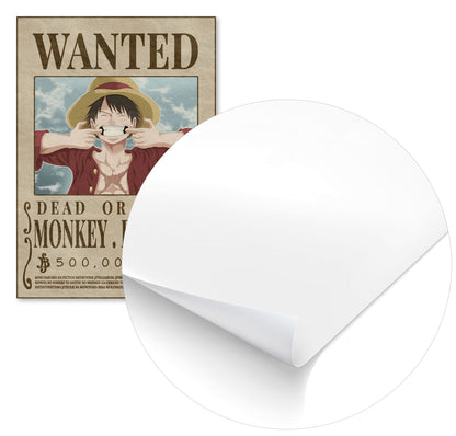 De Luffy Wanted Poster - @CupSturt