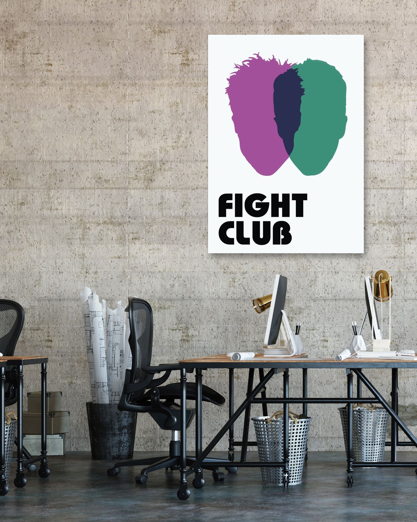 Fight Club movie minimalist - @ArtStyle