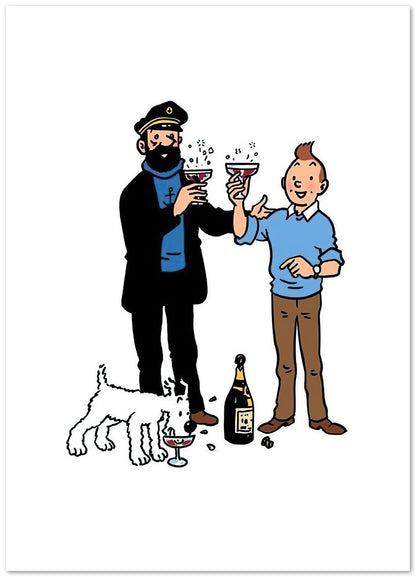 Tintin and Captain - @CupSturt