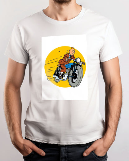 Tintin ride clasic motorcycle - @CupSturt