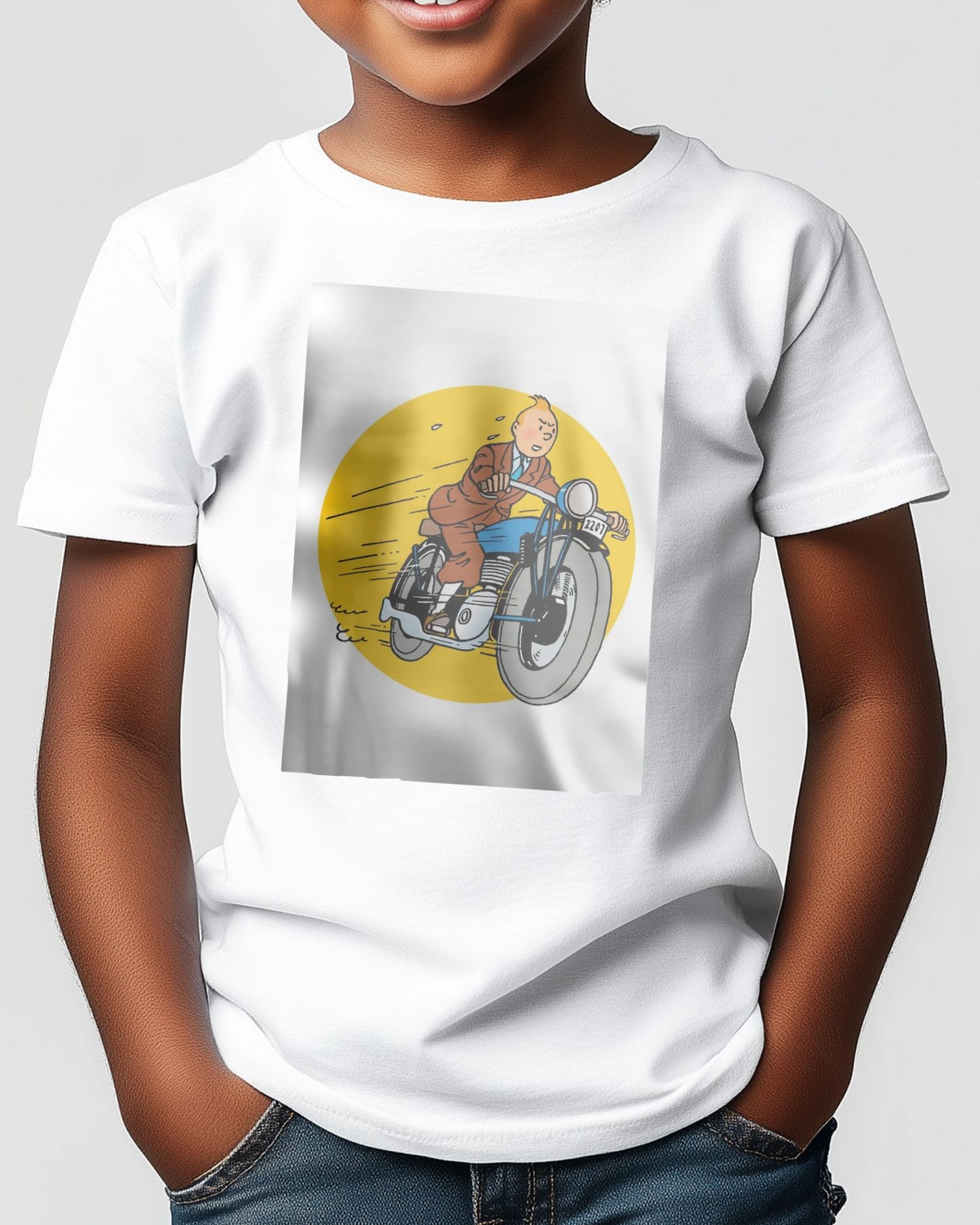 Tintin ride clasic motorcycle - @CupSturt