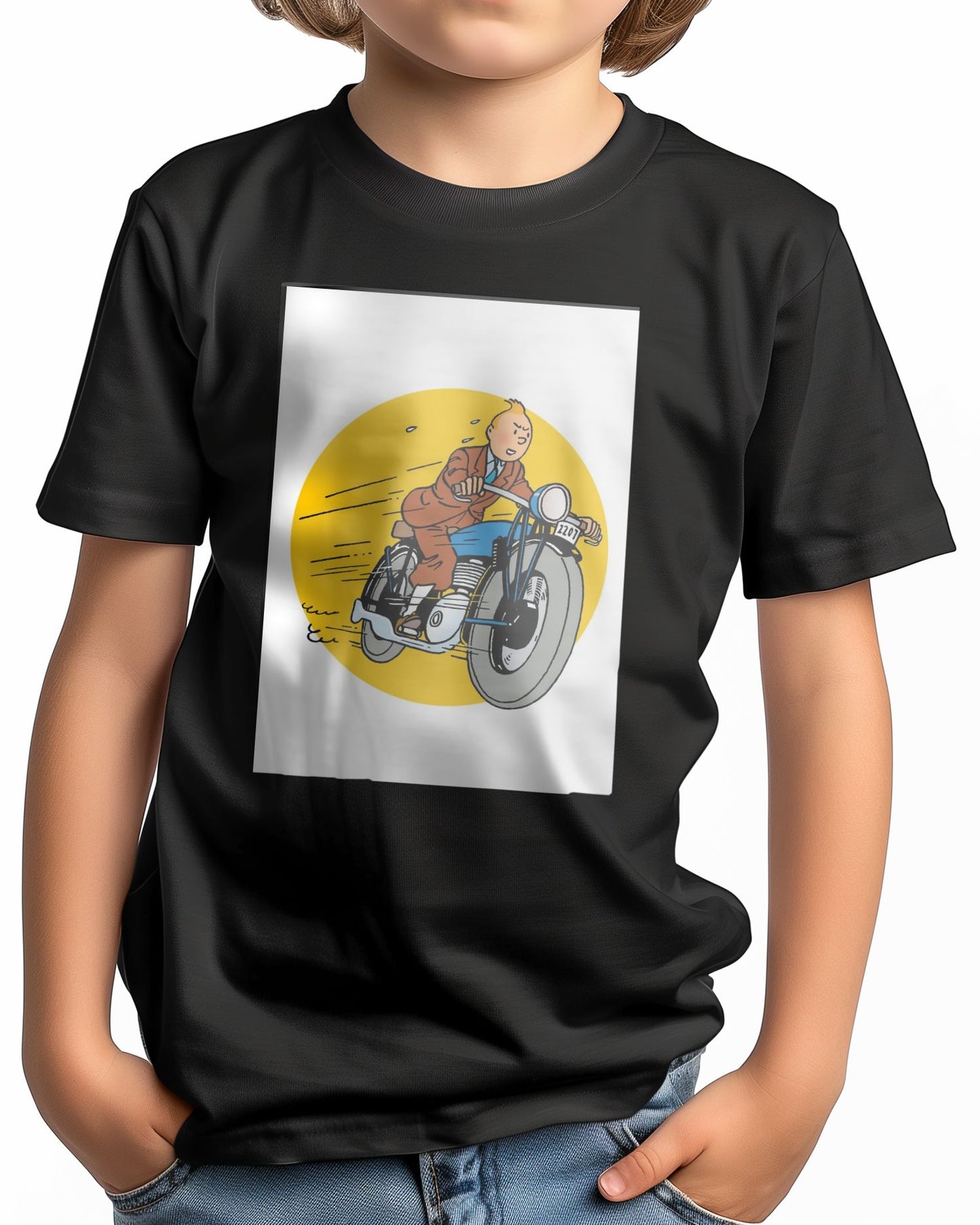 Tintin ride clasic motorcycle - @CupSturt