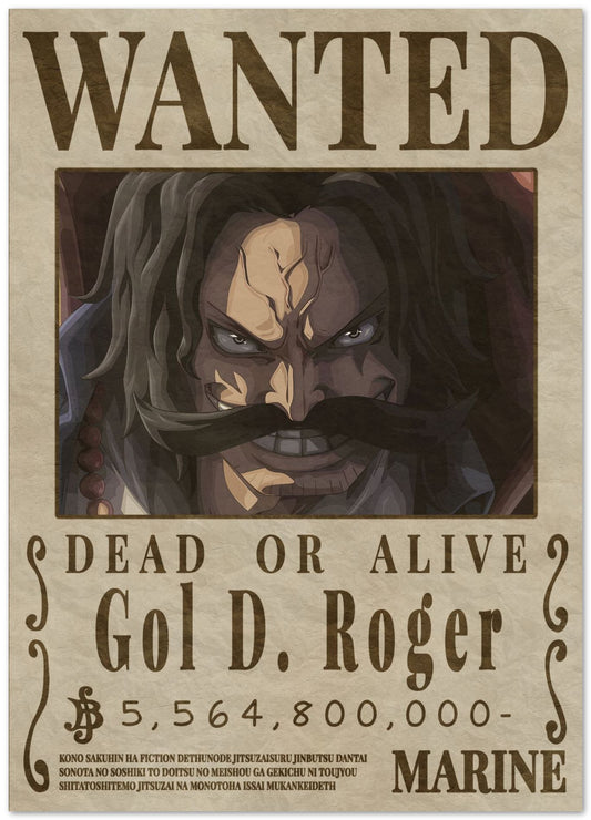 Gol D Roger One Piece - @Hollycube