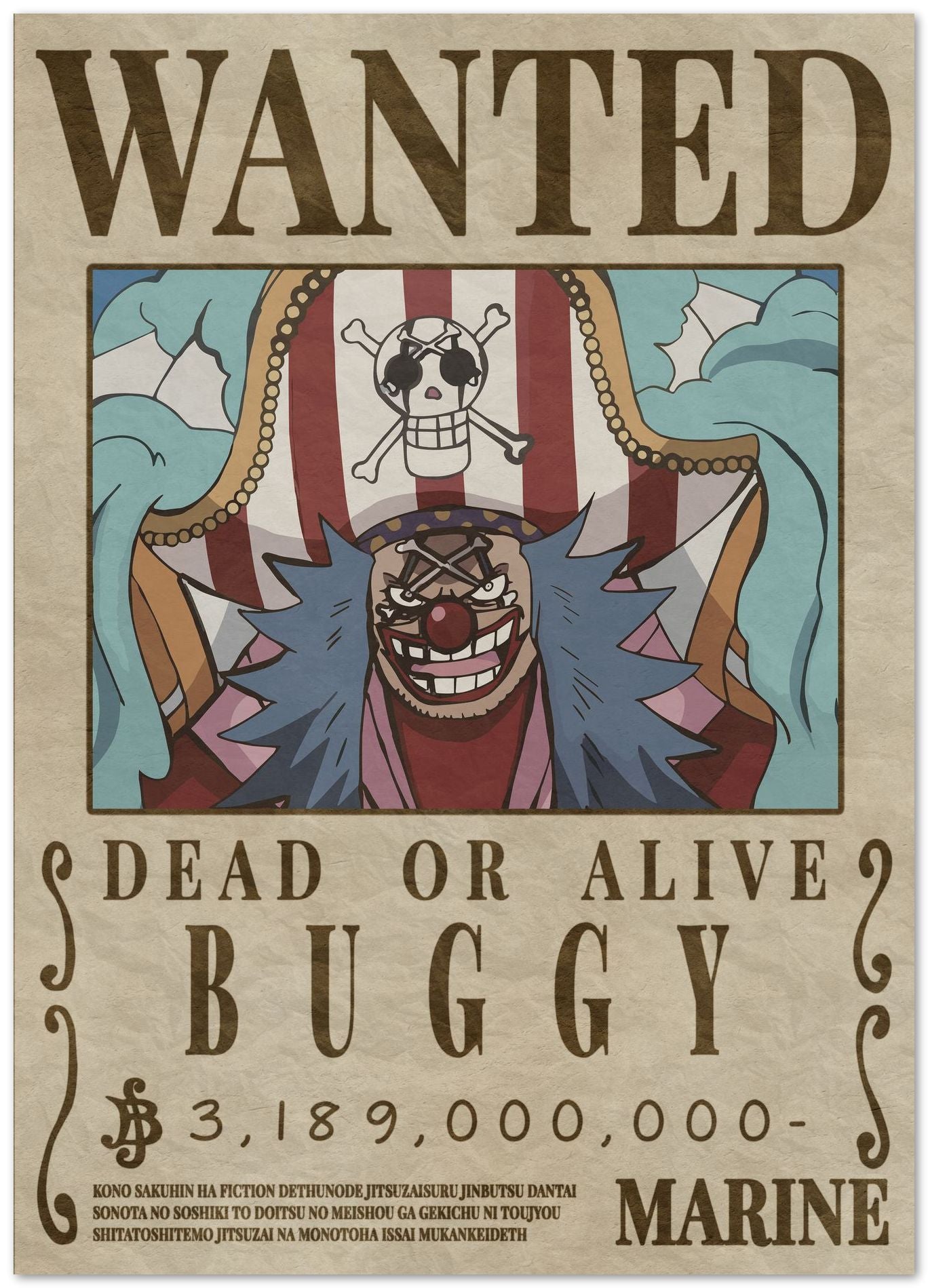 One Piece Buggy - @Hollycube
