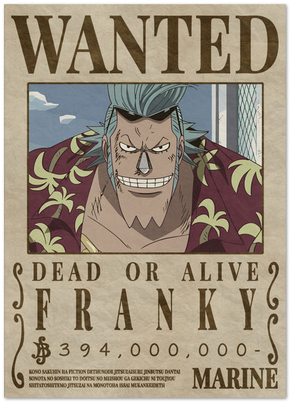 Franky One Piece - @Hollycube