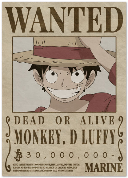 Monkey D Luffy One Piece - @Hollycube