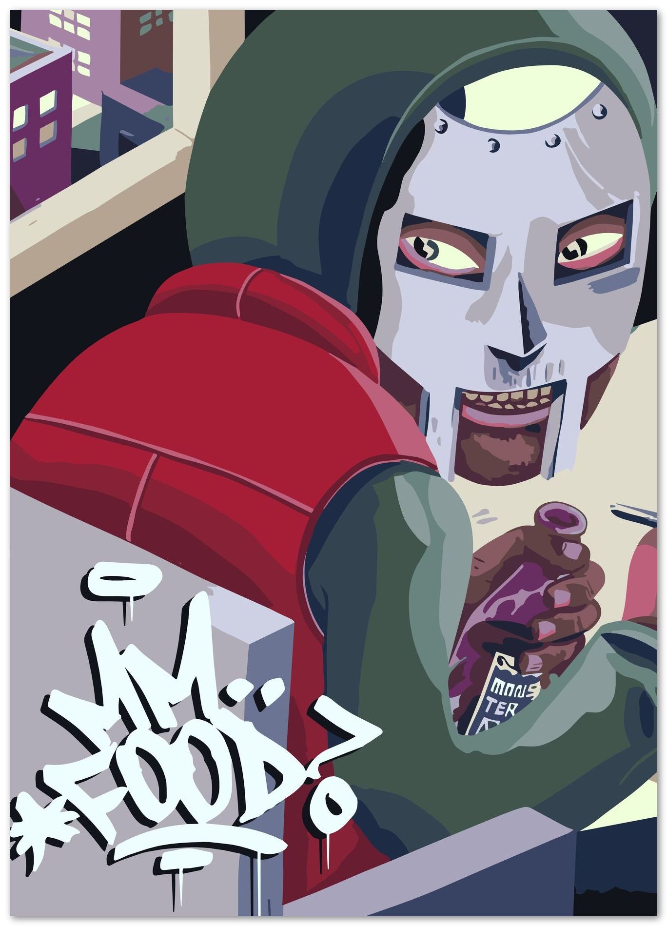 MF DOOM Mm Food Cover Album Rapper Music - @LORDGRACE