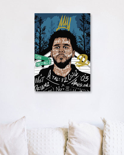 J Cole 24 forest Cover Album Rapper music - @LORDGRACE