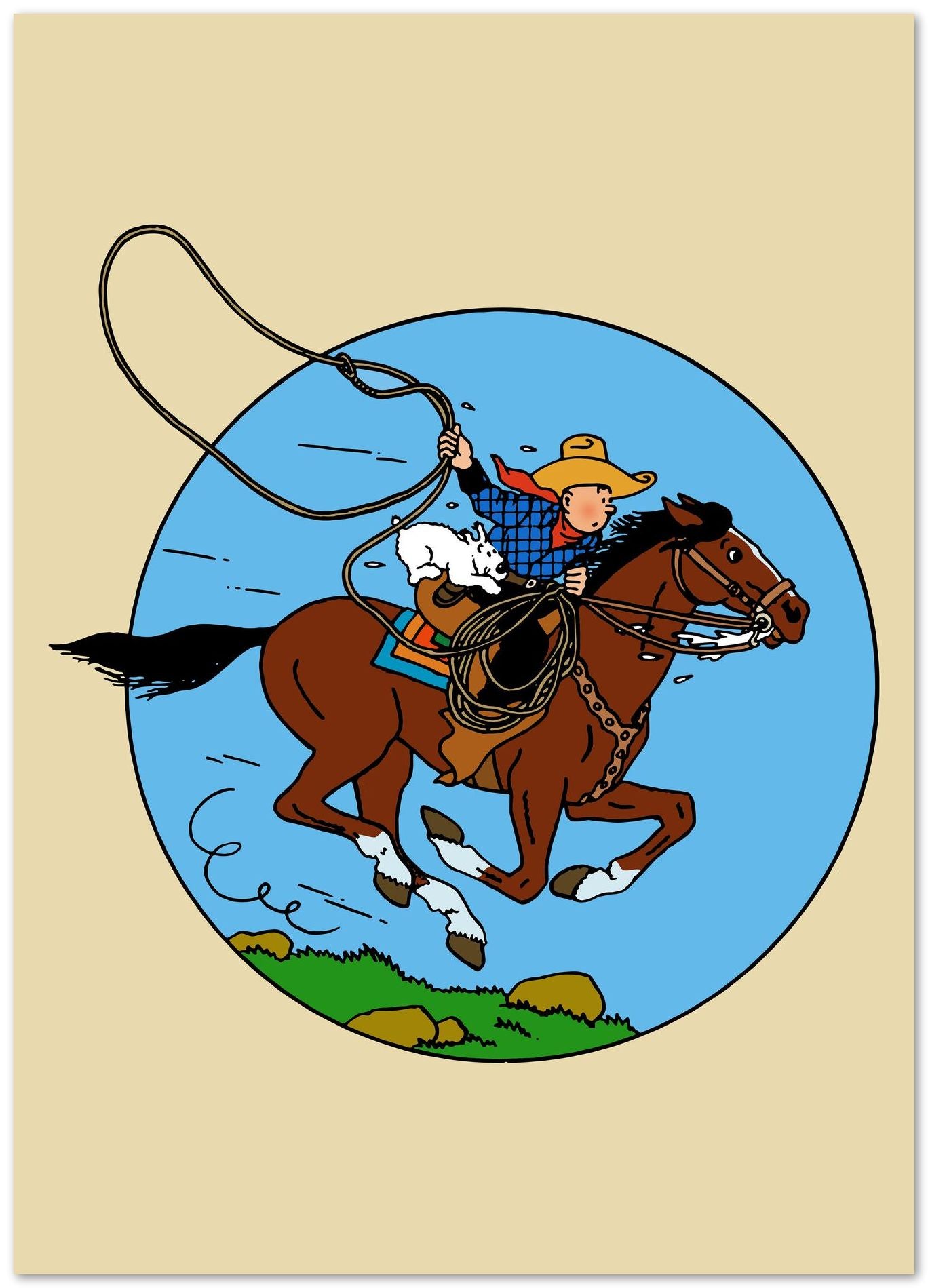 tintin cowboys - @SETYANUGRAHA