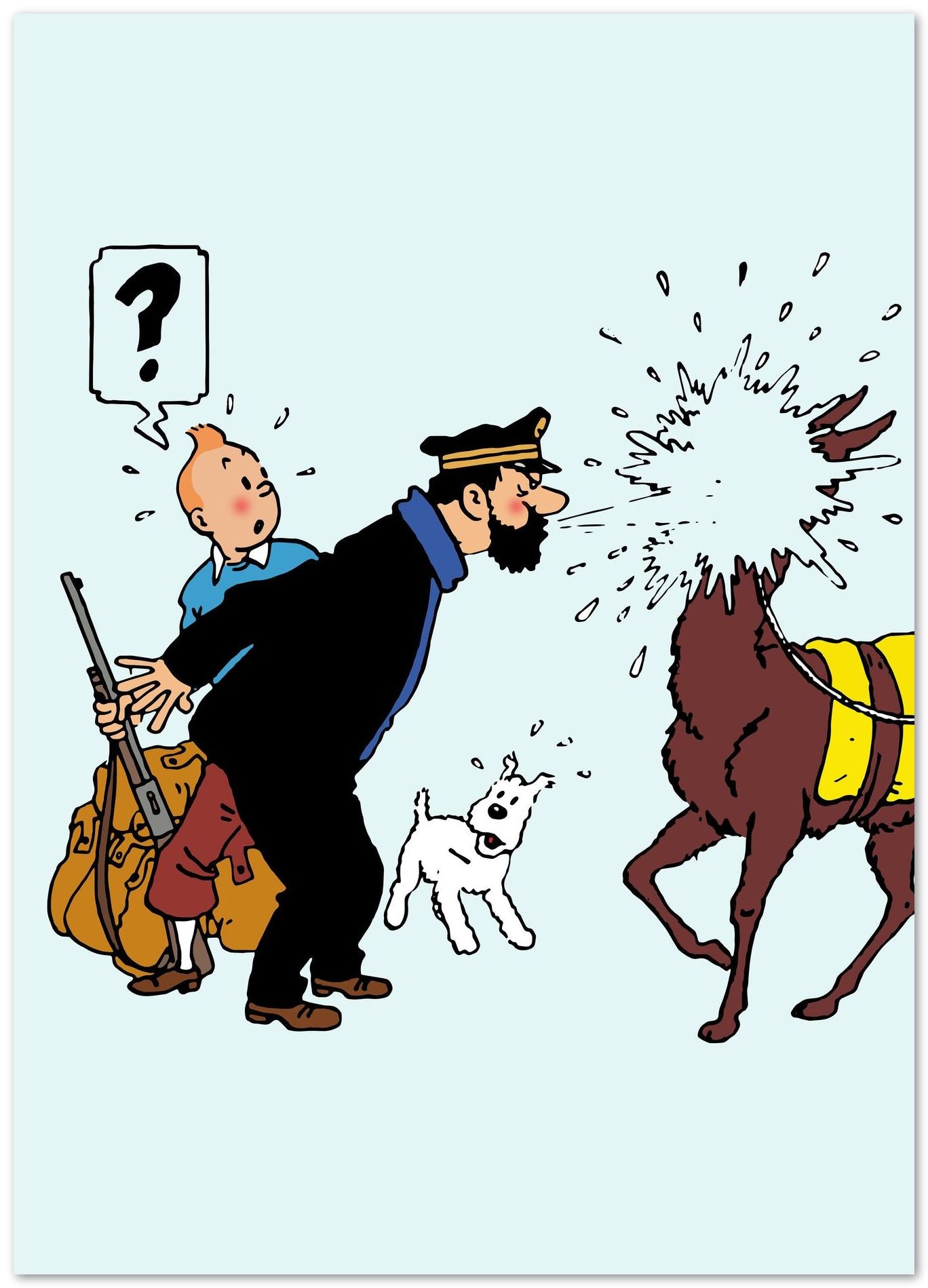 tintin,captain haddock,snowy - @SETYANUGRAHA