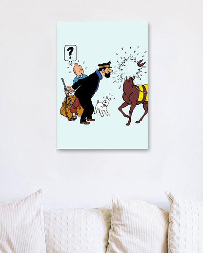 tintin,captain haddock,snowy - @SETYANUGRAHA