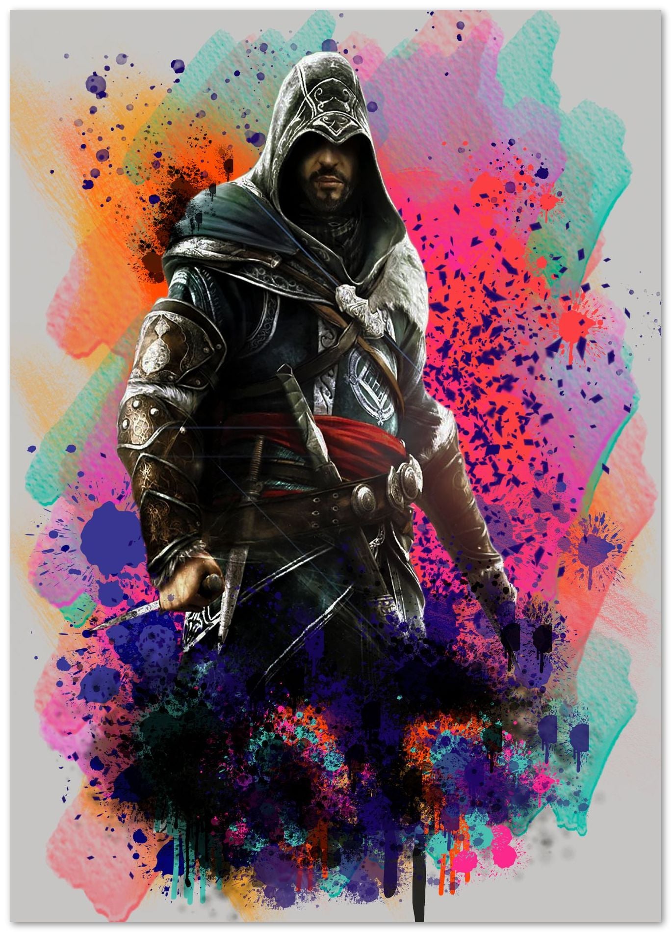 Assasin Creed Watercolor 1 - @JeffNugroho