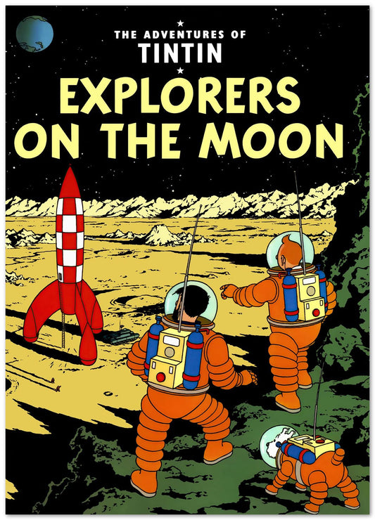 Tintin Explorers on the Moon - @CupSturt