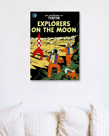 Tintin Explorers on the Moon - @CupSturt