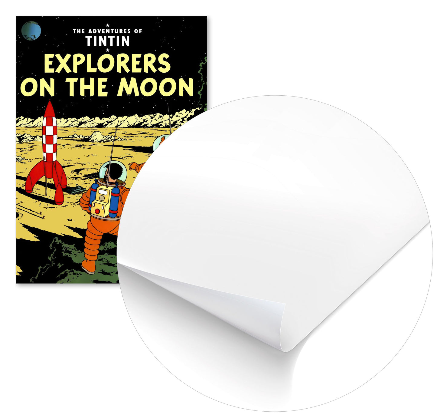 Tintin Explorers on the Moon - @CupSturt