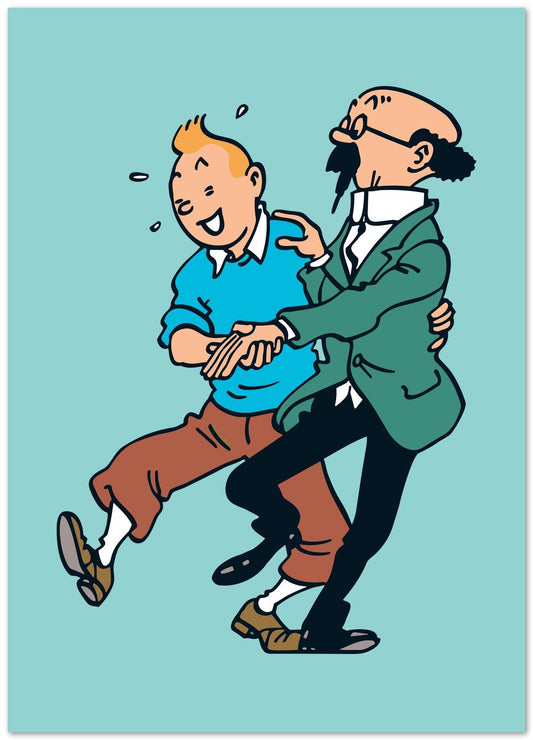 Tintin and Profesor - @CupSturt