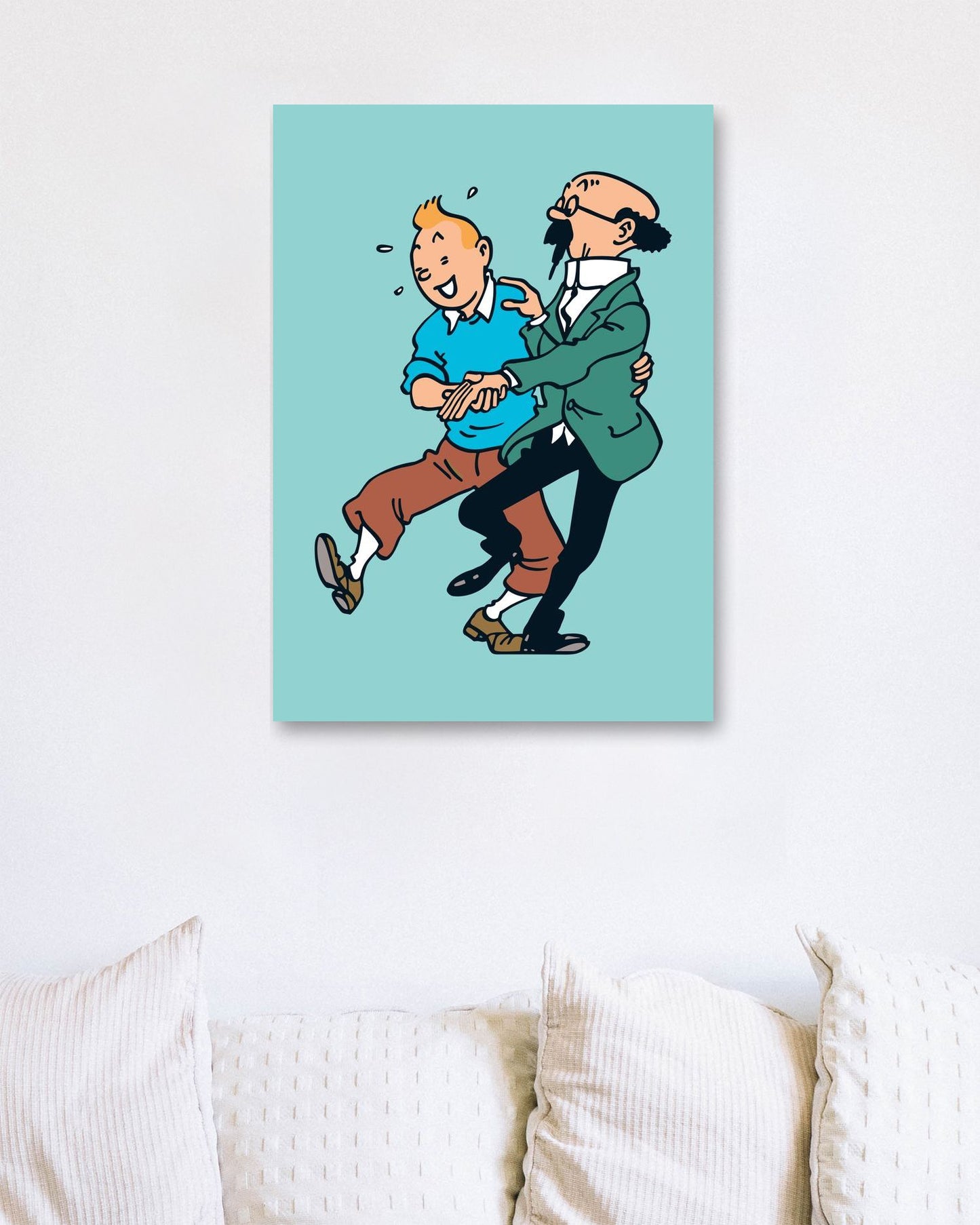 Tintin and Profesor - @CupSturt