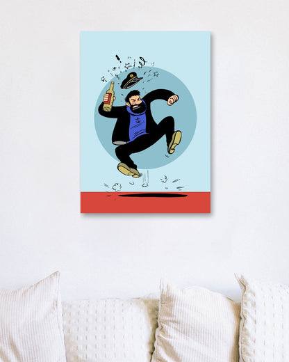 captain haddock lost control tintin - @SETYANUGRAHA