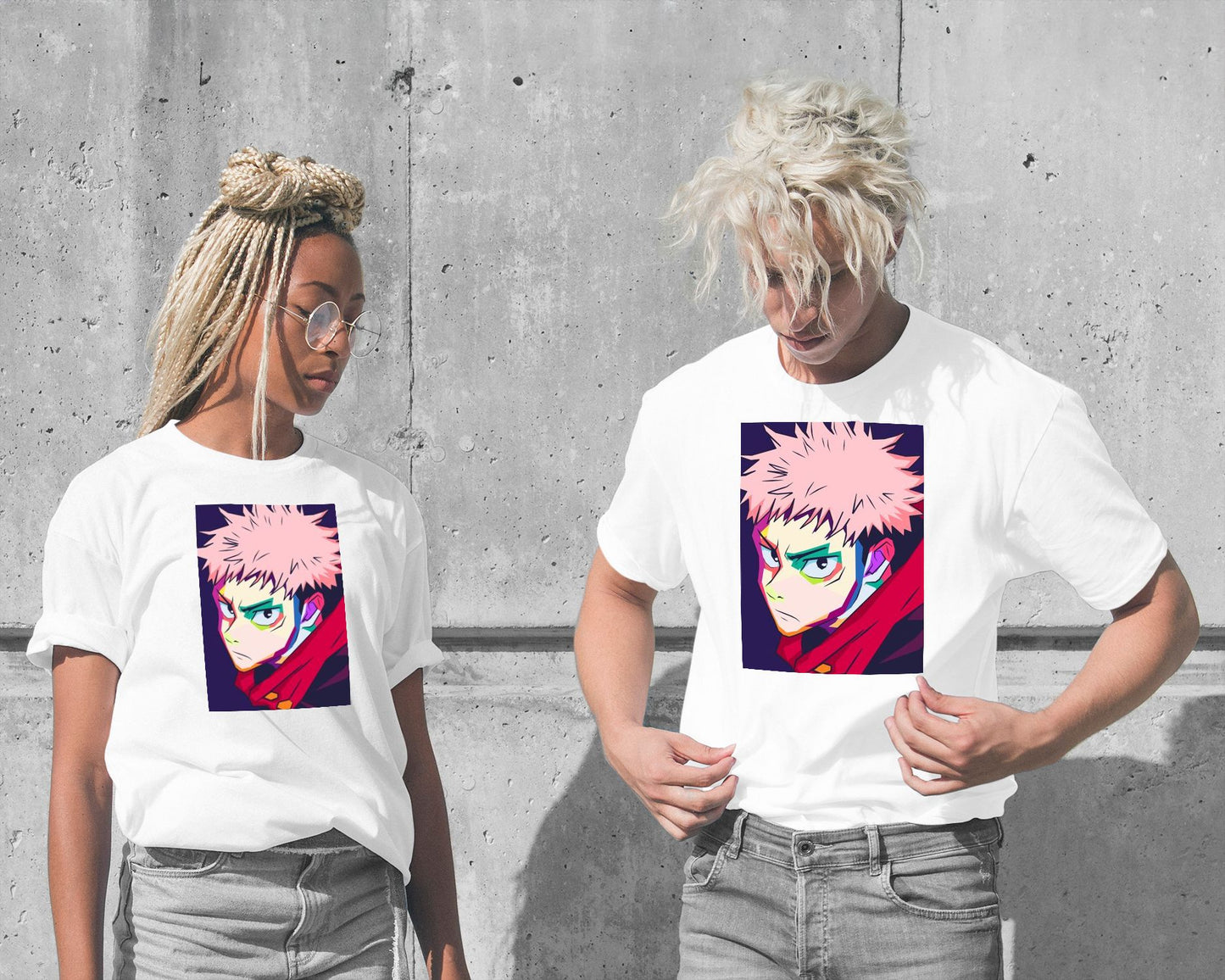 Itadori Jujutsu Kaisen pop art - @FadilRamadhan