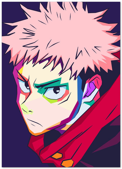 Itadori Jujutsu Kaisen pop art - @FadilRamadhan