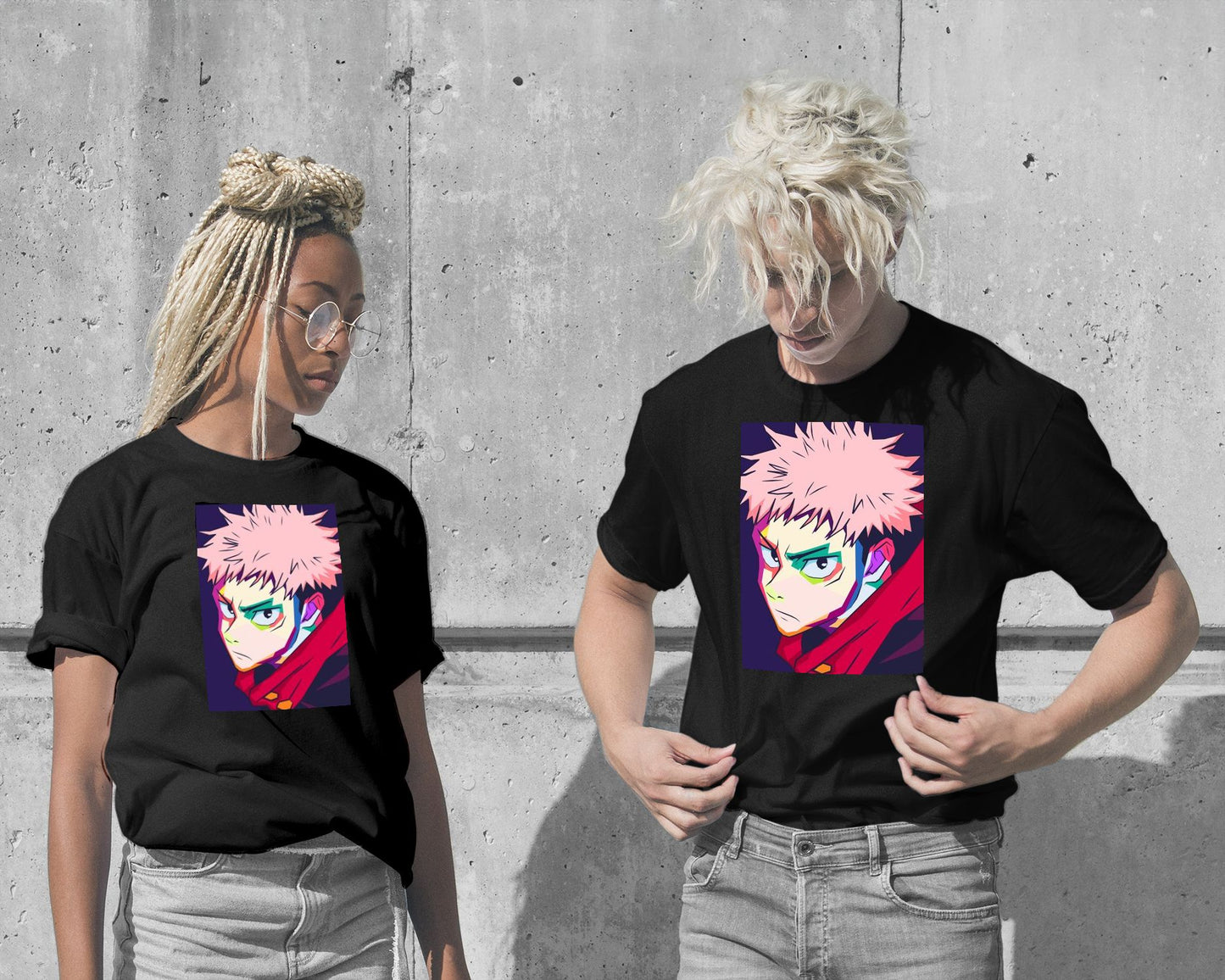 Itadori Jujutsu Kaisen pop art - @FadilRamadhan